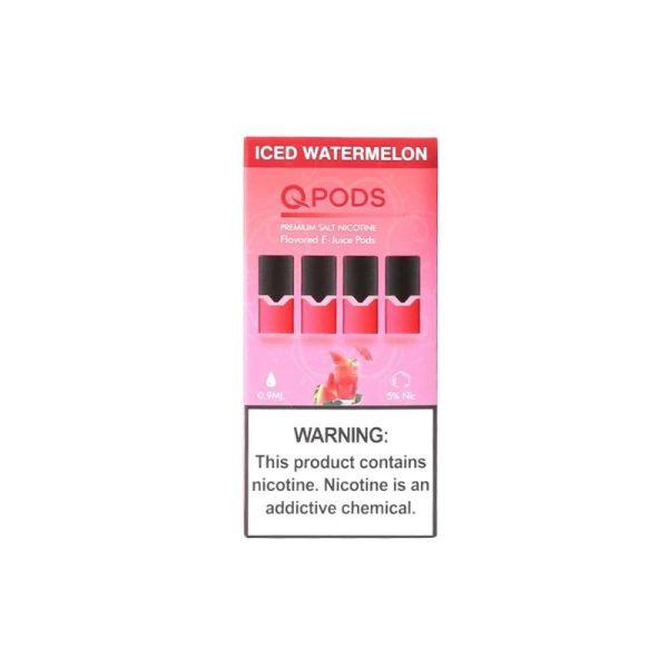 QPODS ( CARTUCHO ) NICSALT C/ LÍQUIDO P/ JUUL WATERMELON ICED - QPOD