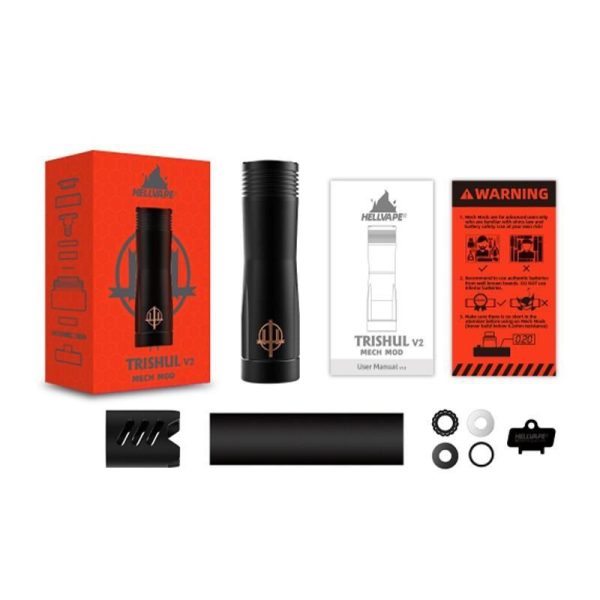KIT MECANICO TRISHUL V2 MECH MOD - HELLVAPE - Imagem 3