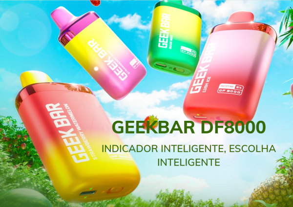 POD DESCARTAVEL DF8000 5% 8K PUFFS- GEEK BAR - Imagem 8
