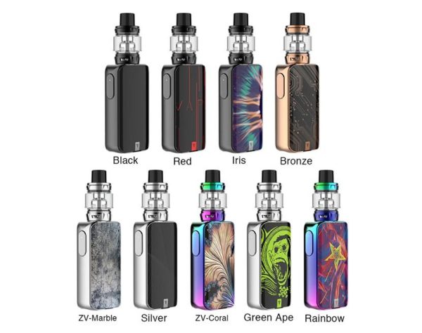 KIT LUXE S 220W TOUCH SCREEN TANK SKRR-S - VAPORESSO + 2 BATERIAS 30Q 18650 3000MAH SANSUNG