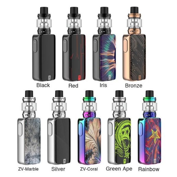 KIT LUXE S 220W TOUCH SCREEN TANK SKRR-S - VAPORESSO + 2 BATERIAS 30Q 18650 3000MAH SANSUNG