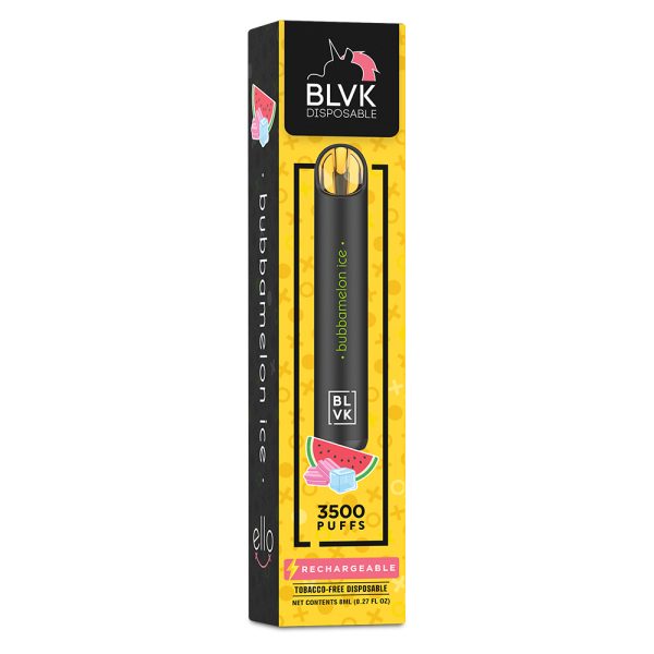POD DESCARTÁVEL ELLO PLUS 3500 PUFFS - BUBBAMELON ICE - 35/50MG - BLVK UNICORN - Imagem 2