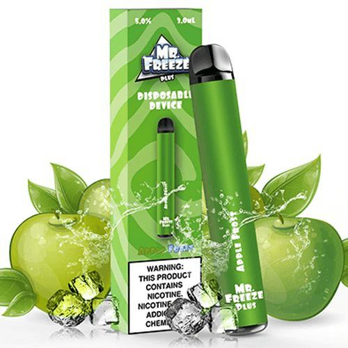 POD DESCARTÁVEL 800 PUFFS  APPLE FROST PLUS - MR. FREEZE