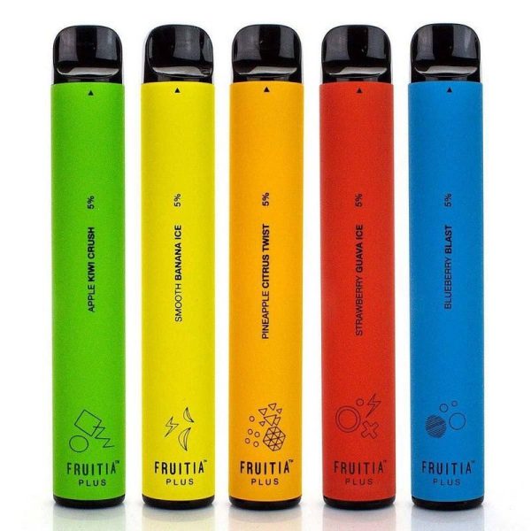 POD DESCARTÁVEL FRUITIA PLUS 5% NICSALT 1500 PUFFS  - FRUITIA