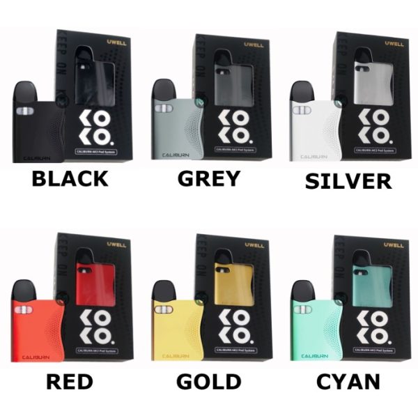 KIT POD SYSTEM CALIBURN KOKO AK3 13W 520MAH - UWELL - Imagem 2