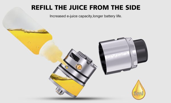 ATOMIZADOR RDTA PYRO IV V4 5ML - VANDY VAPE - Imagem 5