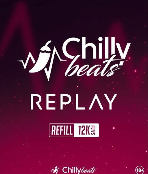CARTUCHO ( REFIL ) REPLAY 12K PUFFS - CHILLY BEATS