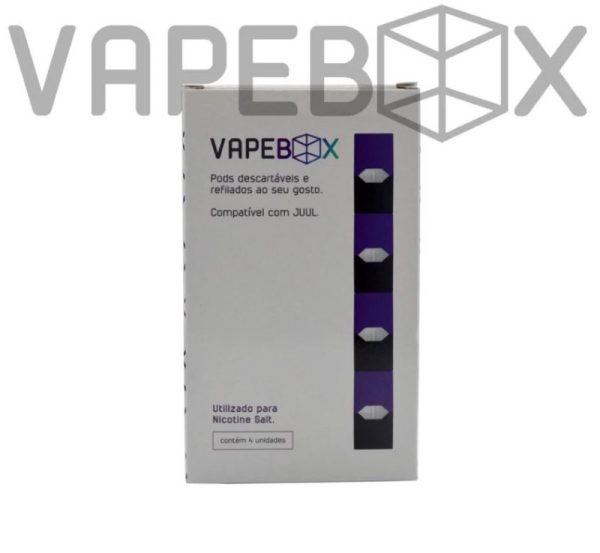 POD RECARREGAVEL COMPATÍVEL JUUL - VAPEBOX