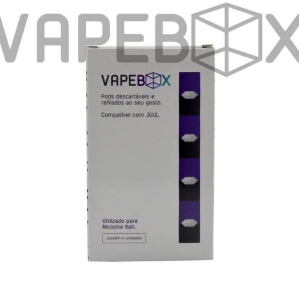 POD RECARREGAVEL COMPATÍVEL JUUL - VAPEBOX