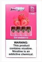 POD DESCARTÁVEL STRAWBERRY COMPATÍVEL JUUL - JACKPOD