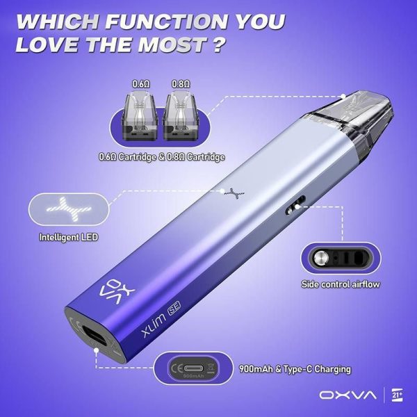 KIT POD SYSTEM XLIM SE 25W 900MAH - OXVA - Imagem 6