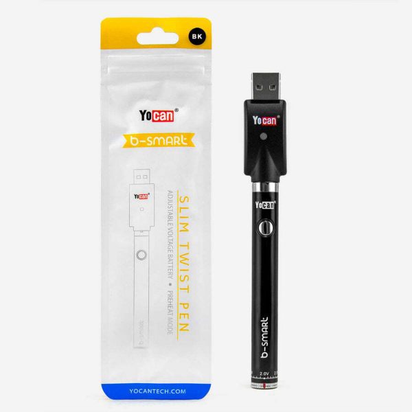 CANETA VAPORIZADORA B-SMART - SLIM TWIST PEN ( BATERIA + ADAPTADOR USB ) - YOCAN - Imagem 2