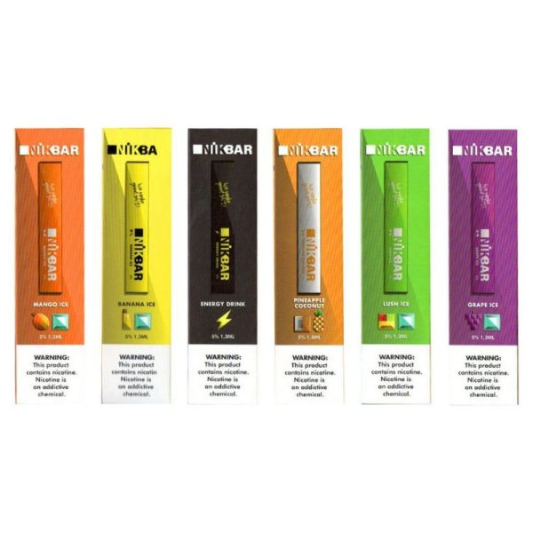 POD DESCARTÁVEL 5% NICSALT 350 PUFFS - NIKBAR