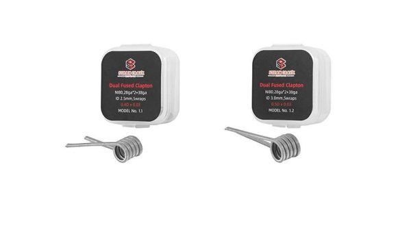 PREBUILT Ni80 DUAL FUSED CLAPTON - STEAM CRAVE