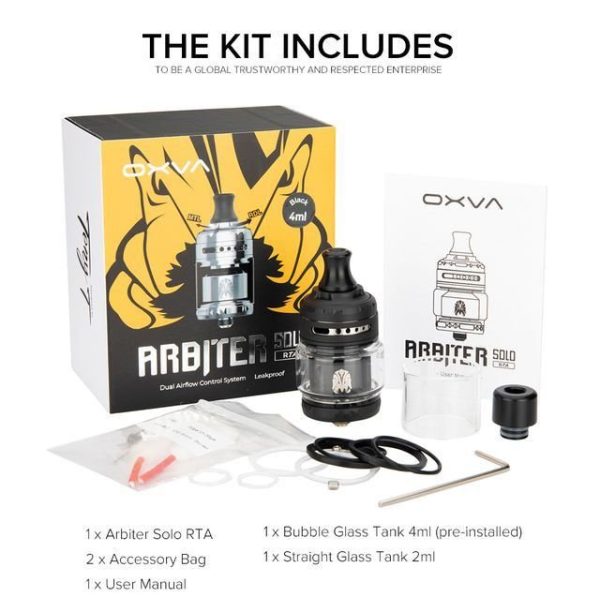 ATOMIZADOR ARBITER SOLO RTA MTL 4ML 25MM - OXVA - Imagem 7