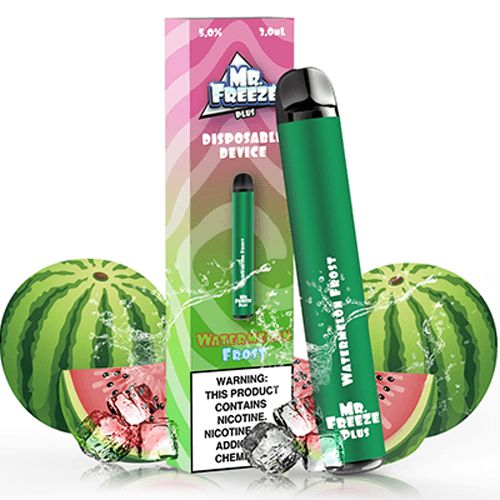 POD DESCARTÁVEL 800 PUFFS WATERMELON FROST PLUS - MR. FREEZE