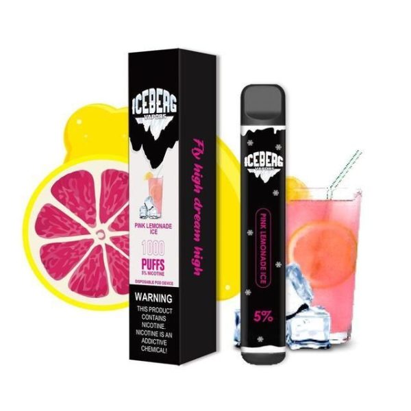 POD DESCARTÁVEL 5% NICSALT 1000 PUFFS - ICEBERG VAPORS - Imagem 4