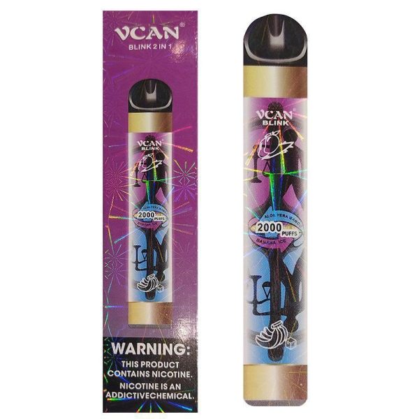 POD DESCARTÁVEL 5% NICSALT 2000 PUFFS - BLINK 2 IN 1- VCAN - Imagem 3