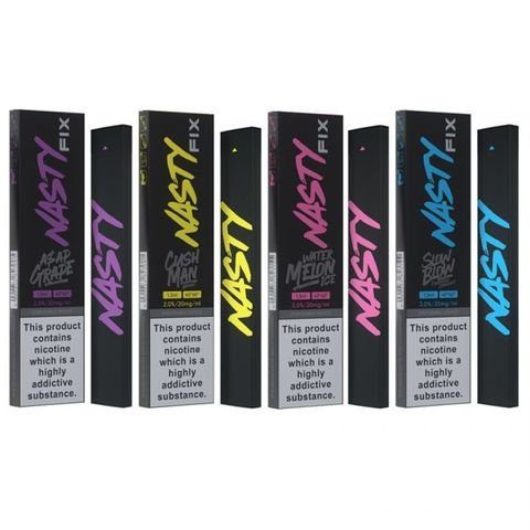 POD DESCARTÁVEL NASTY FIX 5% NICSALT 300 PUFFS - NASTY