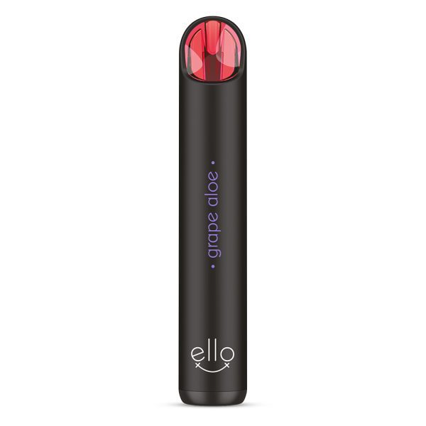 POD DESCARTÁVEL ELLO PLUS 3500 PUFFS - GRAPE ALOE- 35/50MG - BLVK UNICORN - Imagem 3