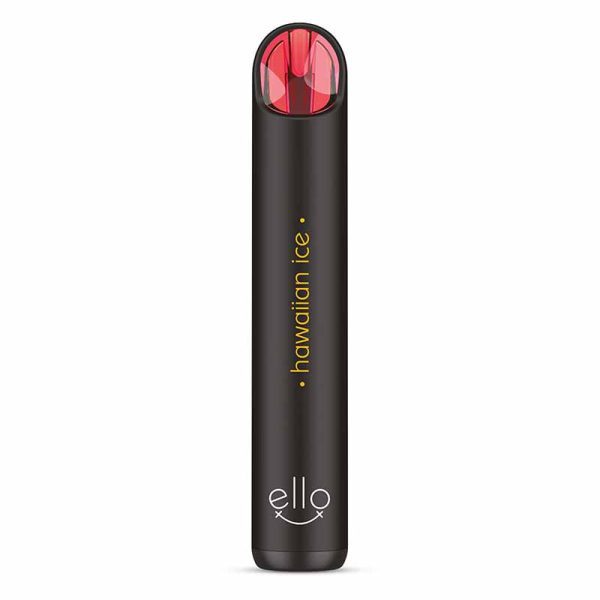 POD DESCARTÁVEL ELLO 2500 PUFFS – HAWAIIAN ICE – 35/50MG – BLVK UNICORN - Imagem 4