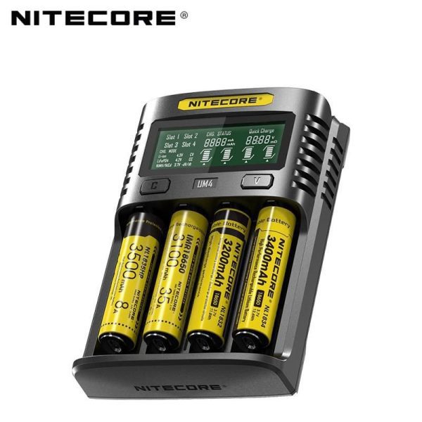 CARREGADOR UMS4 LCD - NITECORE®