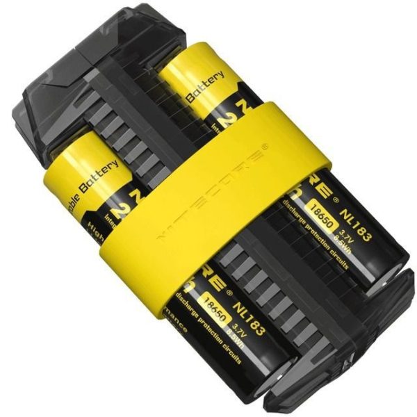 CARREGADOR DUPLOINDEPENDENTE F2 ( FUNÇÃO BANCO DE ENERGIA ) USB - NITECORE®