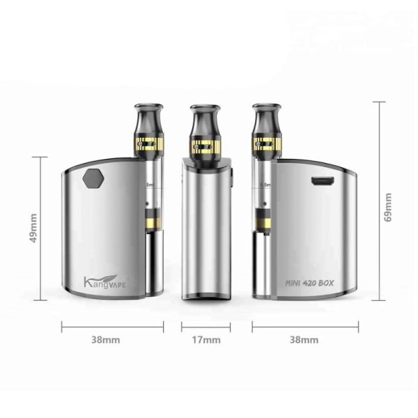 KIT MINI 420 BOX 400MAH BATERIA CARTRIDGE - KANGVAPE - Imagem 4