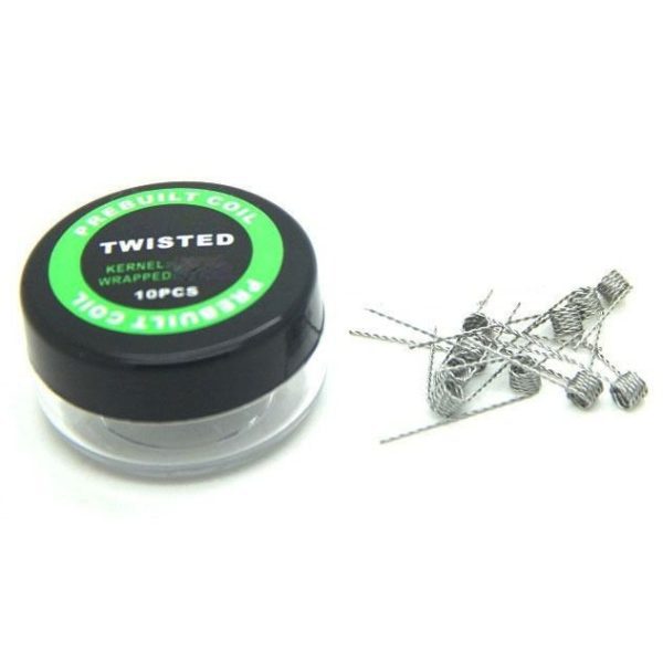 PREBUILT TWISTED 0.2Ω PACK COM 10 - COIL'S PREBUILT COIL
