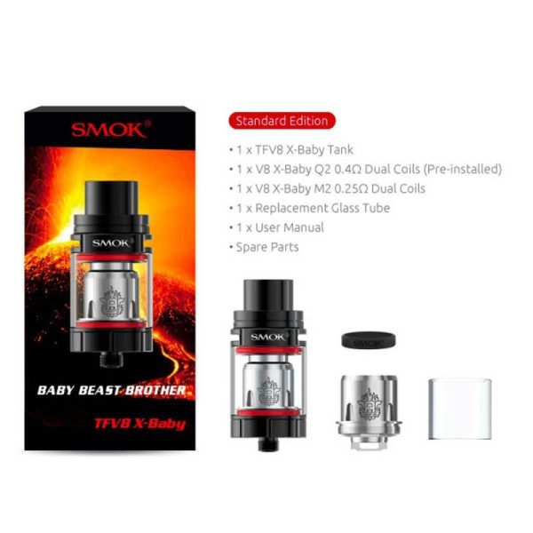 ATOMIZADOR BABY BEAST TFV8 X - BABY 24.5MM - SMOK