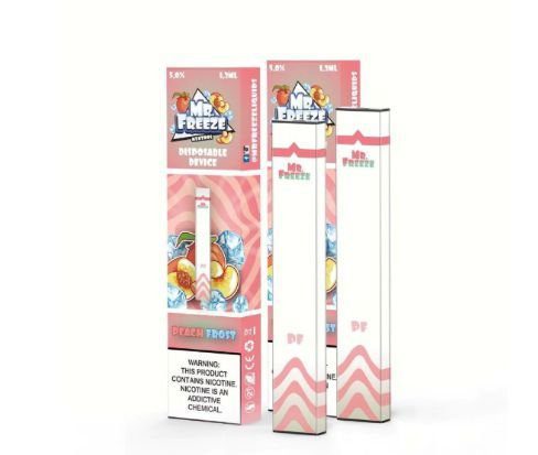 POD DESCARTÁVEL PEACH FROST 300 PUFFS - MR. FREEZE
