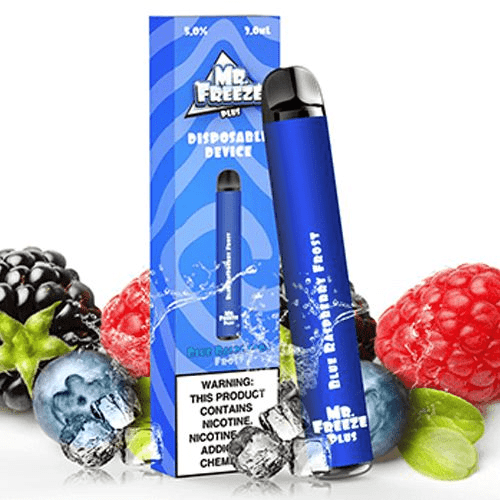 POD DESCARTÁVEL BLUE RASPBERRY FROST PLUS 800 PUFFS - MR. FREEZE