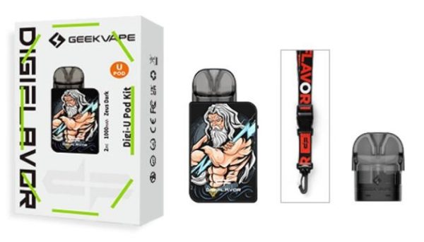 POD SYSTEM DIGI U POD KIT 20W 1000MAH - DIGIFLAVOR by GEEK VAPE - Imagem 7