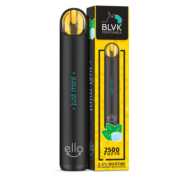 POD DESCARTÁVEL ELLO PLUS 3500 PUFFS - JUST MINT - 35/50MG - BLVK UNICORN