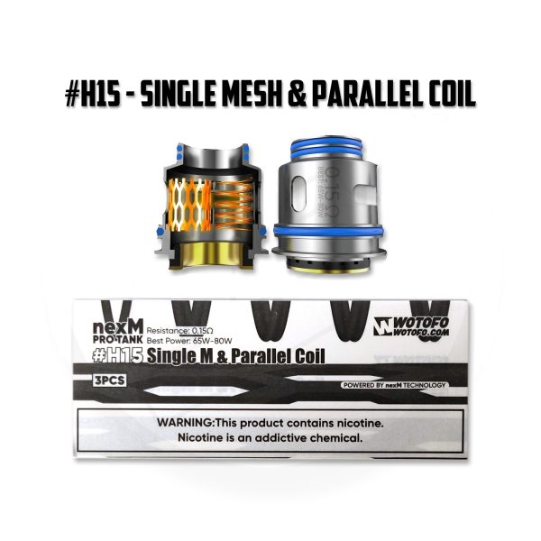 BOBINA DE REPOSIÇÃO NEXMESH PRO TANK COIL - WOTOFO - Imagem 7