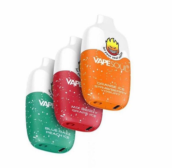 POD DESCARTÁVEL 5% V-DUAL 5000 PUFFS - VAPESOUL