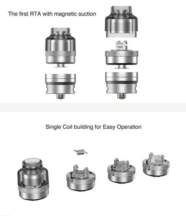 ATOMIZADOR POD TANK RTA 2ML - VOOPOO - Imagem 4