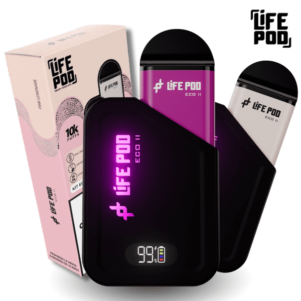 KIT POD SYSTEM - LIFE POD ECO 2 10K PUFFS - LIFEPOD