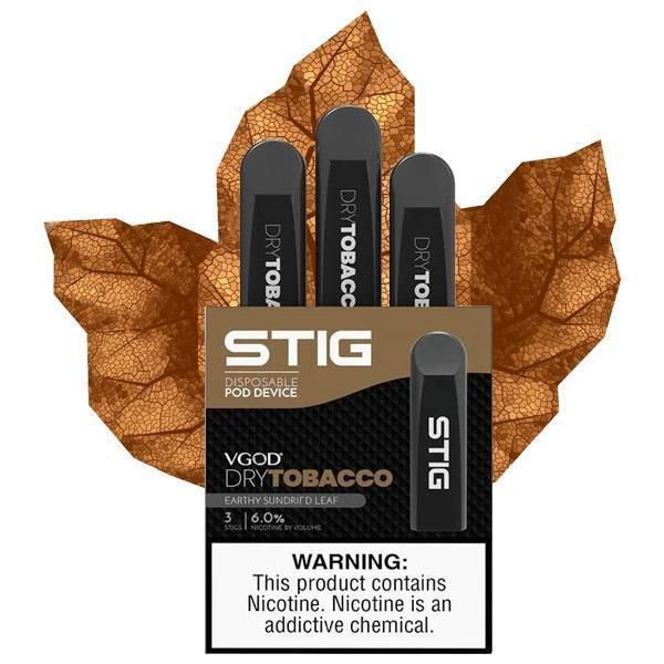 PODS DESCARTÁVEL STIG DRY TOBACCO - VGOD