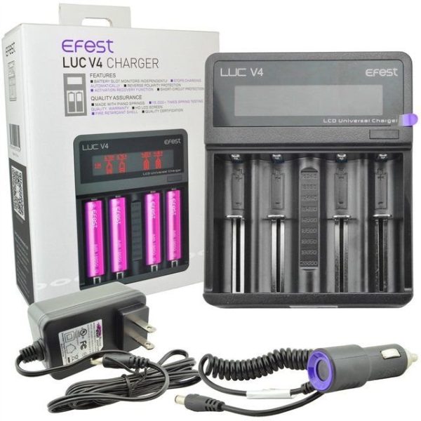 CARREGADOR LUC V4 LCD CHARGER - EFEST - Imagem 2