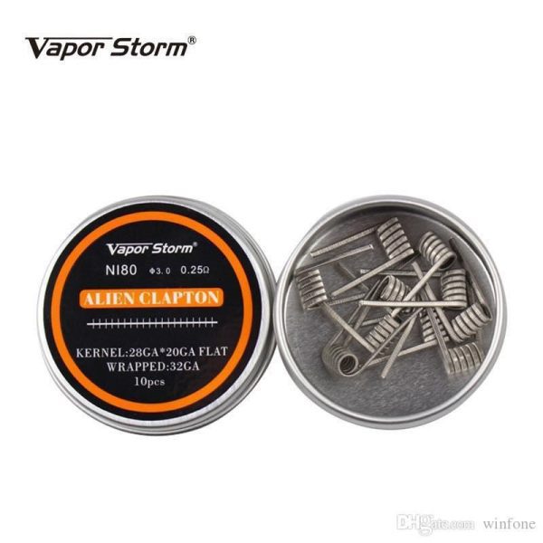 PREBUILT NI80 HIGH DENSITY / JUGGERNAUT / CLAPTON / ALIEN V2 - VAPOR STORM - Imagem 8