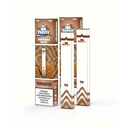 POD DESCARTÁVEL TOBACCO 300 PUFFS - MR. FREEZE