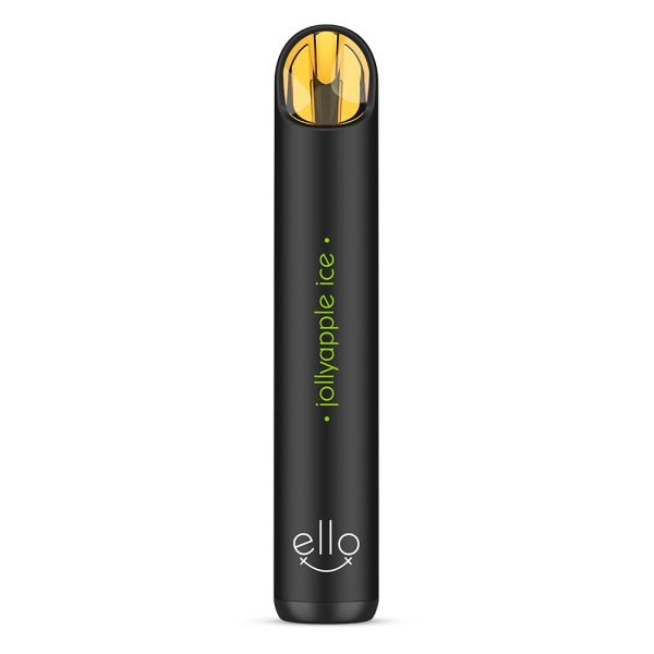 POD DESCARTÁVEL ELLO PLUS 3500 PUFFS - JOLLYAPPLE  ICE - 35/50MG - BLVK UNICORN - Imagem 4