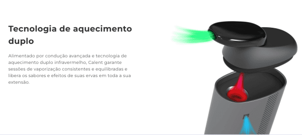 VAPORIZADOR DE ERVAS BLUETOOTH CALENT- AUXO - Imagem 4