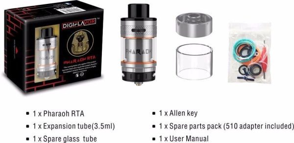 ATOMIZADOR PHARAOH RTA - DIGIFLAVOR - Imagem 2