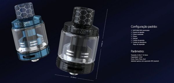 ATOMIZADOR RIFTCORE TANK RTA RFC - JOYETECH - Imagem 4