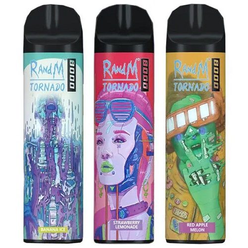 POD DESCARTÁVEL 5% RANDM TORNADO 8000 PUFFS - RANDM