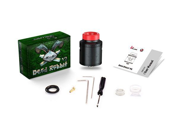 ATOMIZADOR DEAD RABBIT V2 RDA 24MM - HELLVAPE