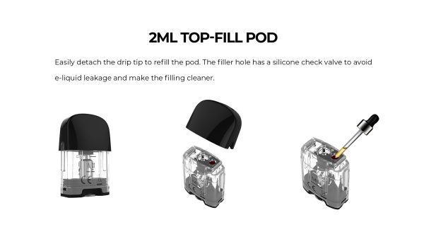 KIT POD SYSTEM CALIBURN G 18W 690MAH - UWELL - Imagem 2