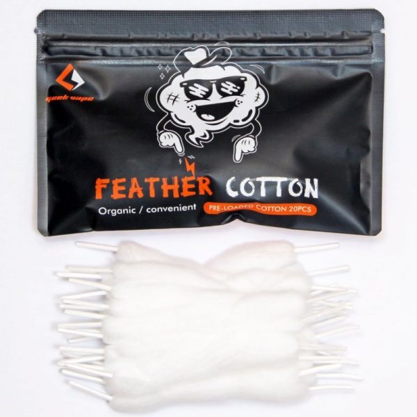 ALGODÃO FEATHER COTTON 20PCS - GEEK VAPE - Imagem 2